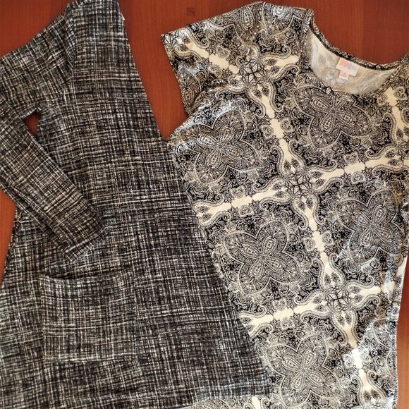 LULAROE Dresses & Skirts - LULAROE! S- CAROLINE CARDIGAN & S- JESSIE DRESS